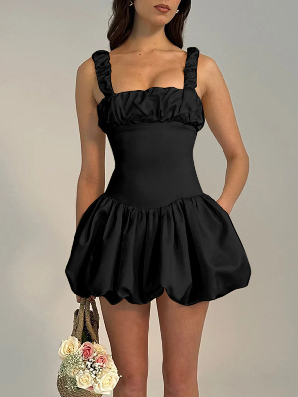 Sweet Puff Pastry Mini Dress