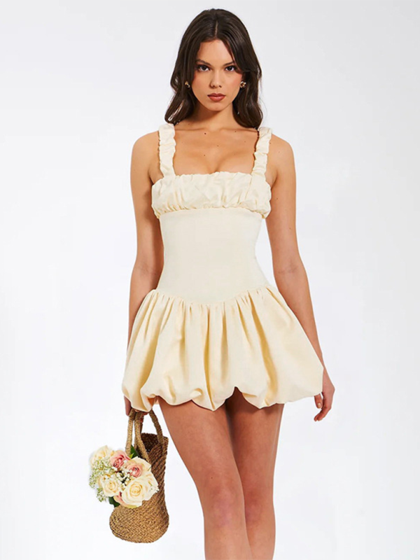 Sweet Puff Pastry Mini Dress